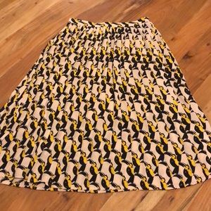 Avec Les Filles Tucan print skirt